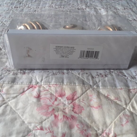 NWT Vintage 90s tag Ornament Candles Set/3 - Picture 6 of 7